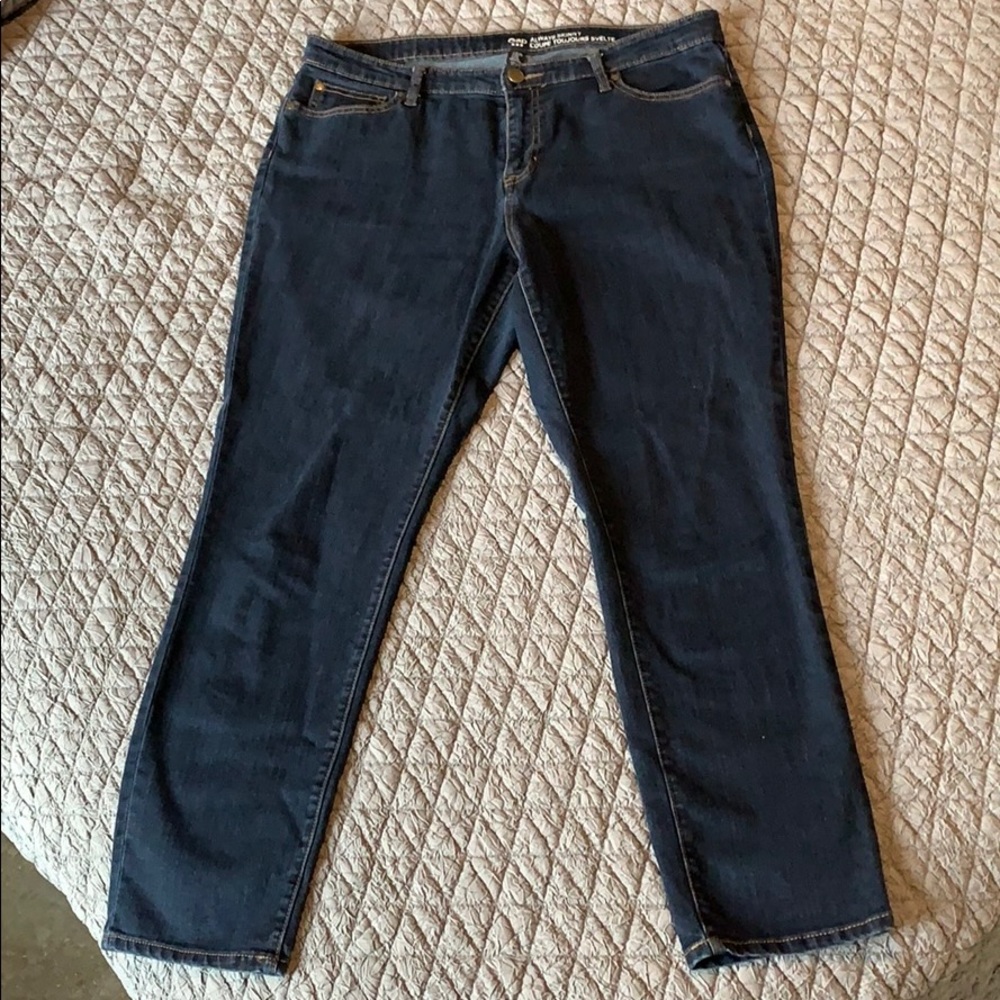 GAP Always Skinny dark wash, skinny jeans